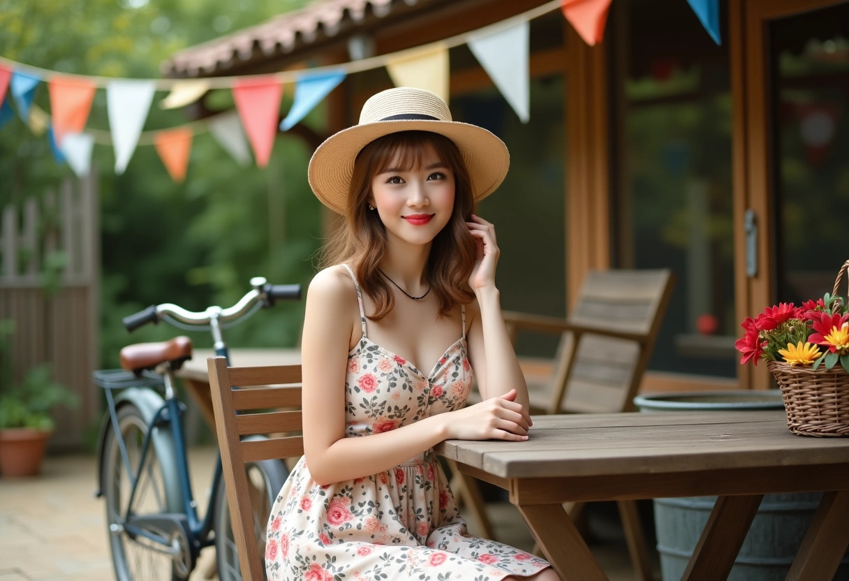 tenue guinguette vintage
