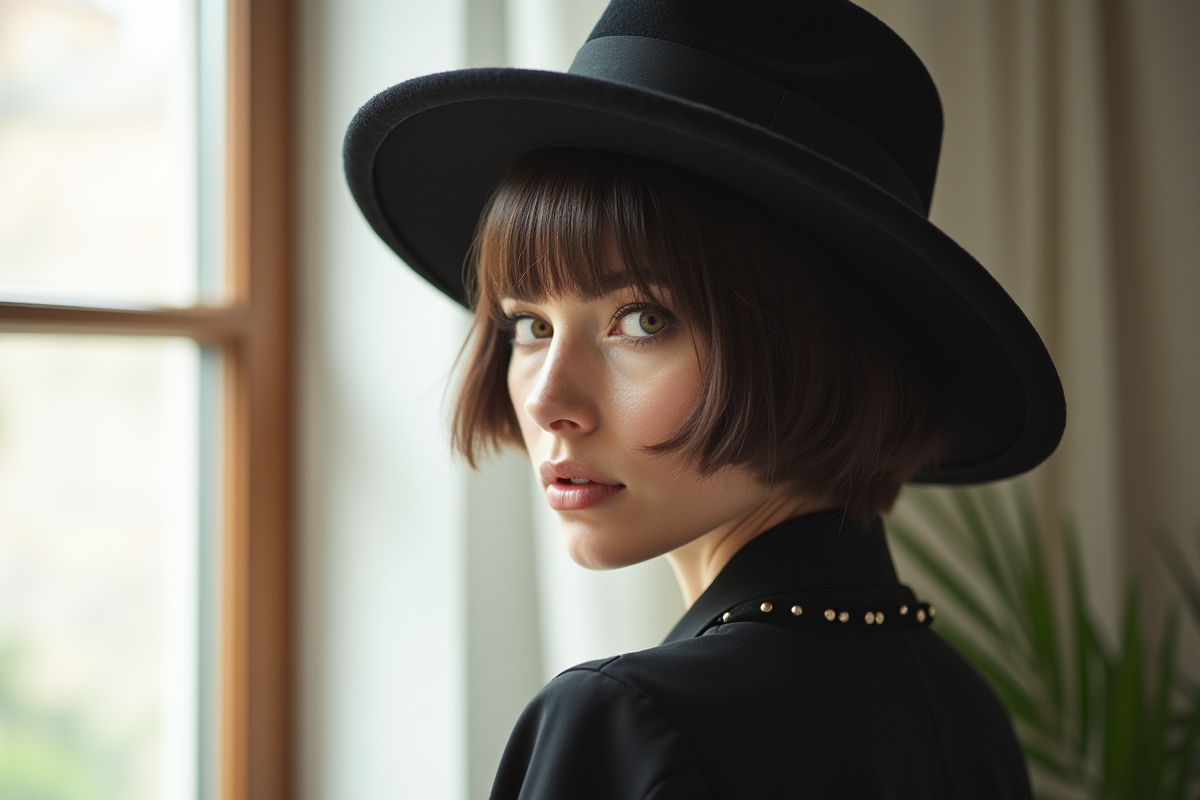 chapeau frange